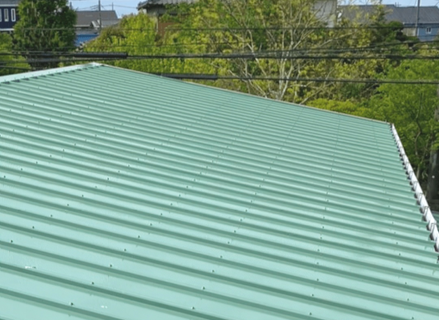 食品工場屋根 遮熱塗装 工事